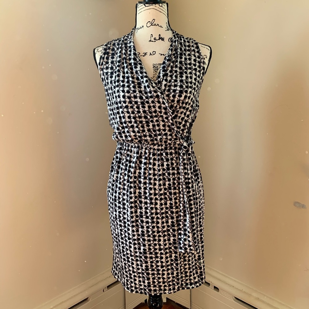 Black and white dress